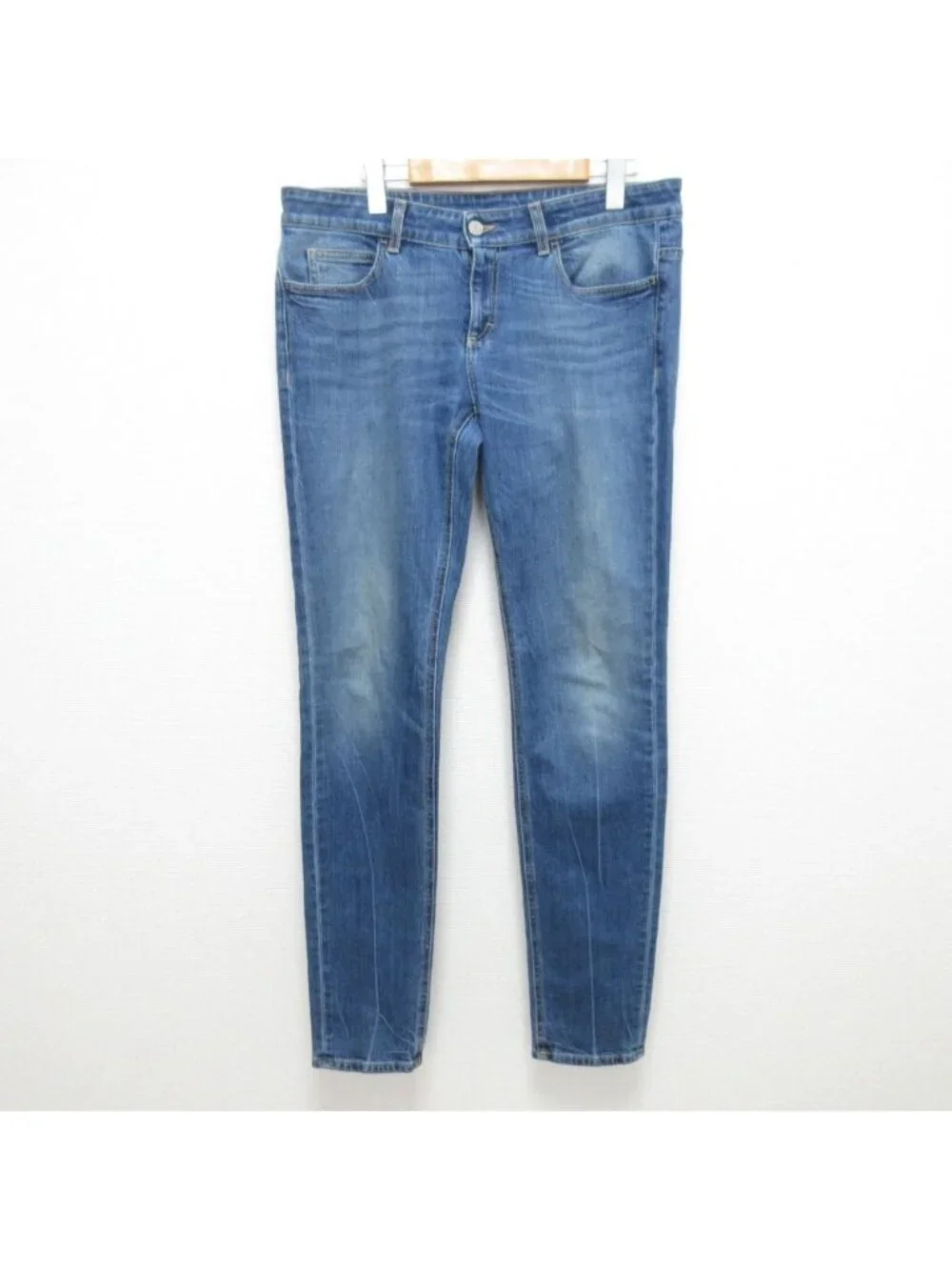 Gucci Distressed Stretch Slimdenim Pants Jeans Indigo